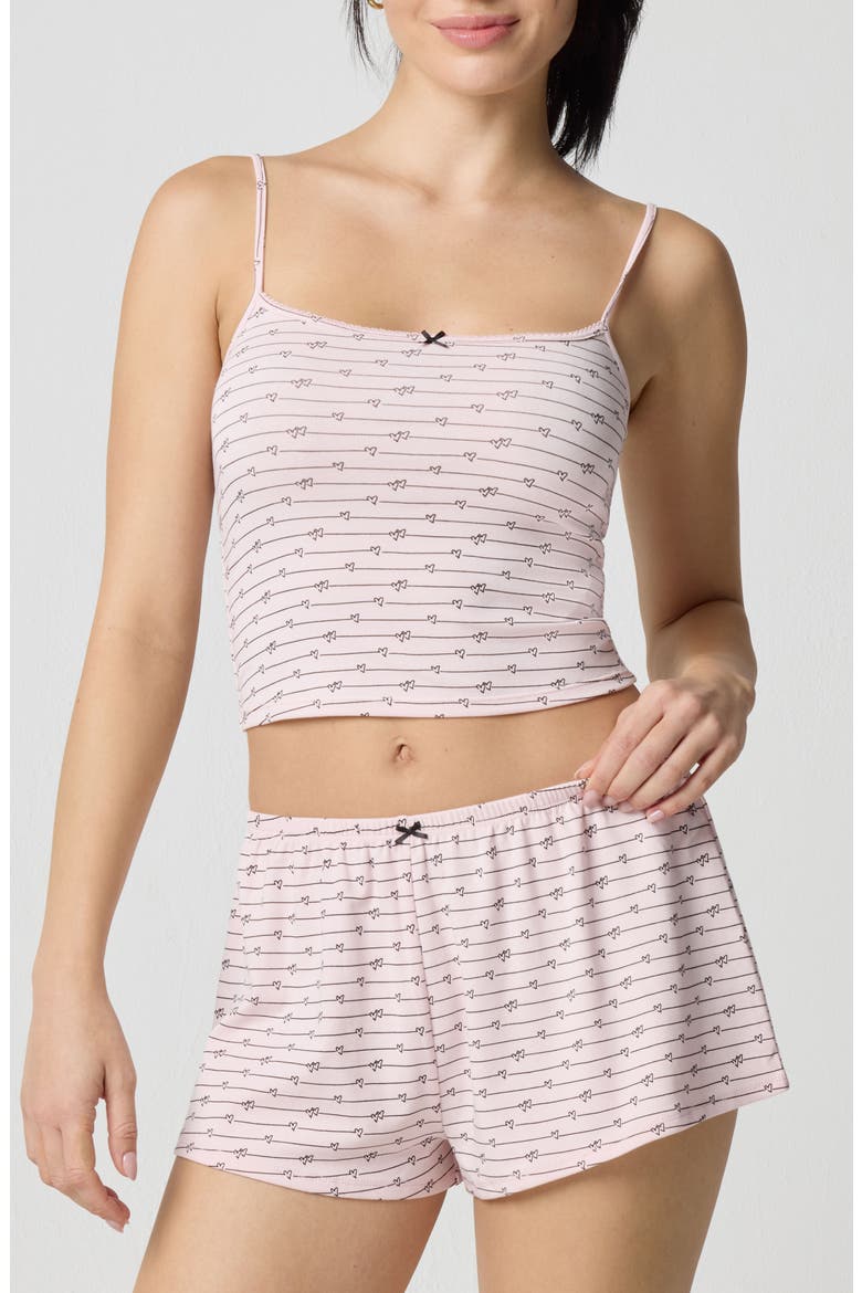 Cotton Blend Pajamas, Main, color, BALLET HEART
