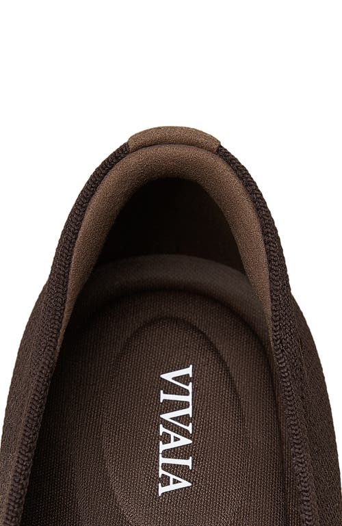 Vivaia Round-toe Embroidered Loafers In Brown