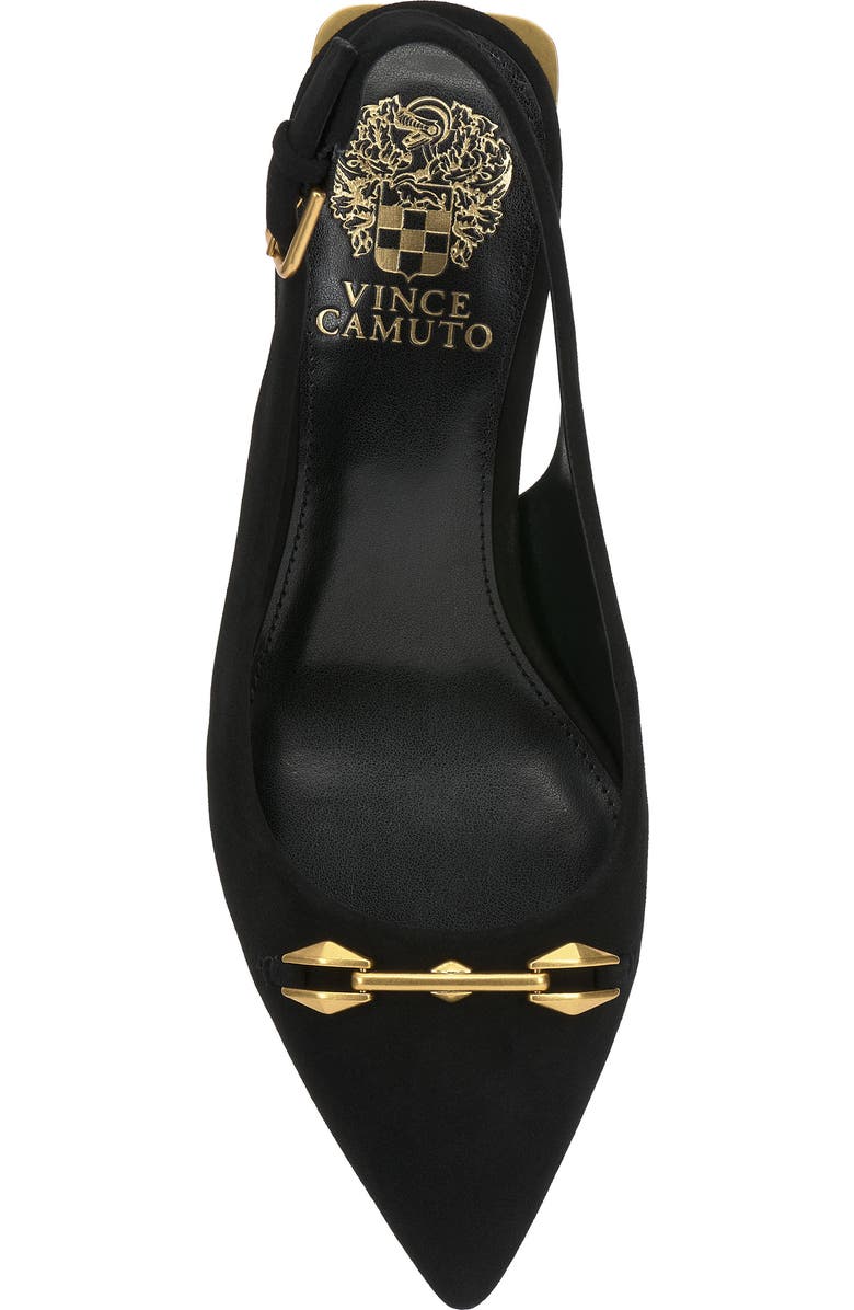Vince Camuto Hamden Pointed Toe Slingback Pump, Alternate, color, Black