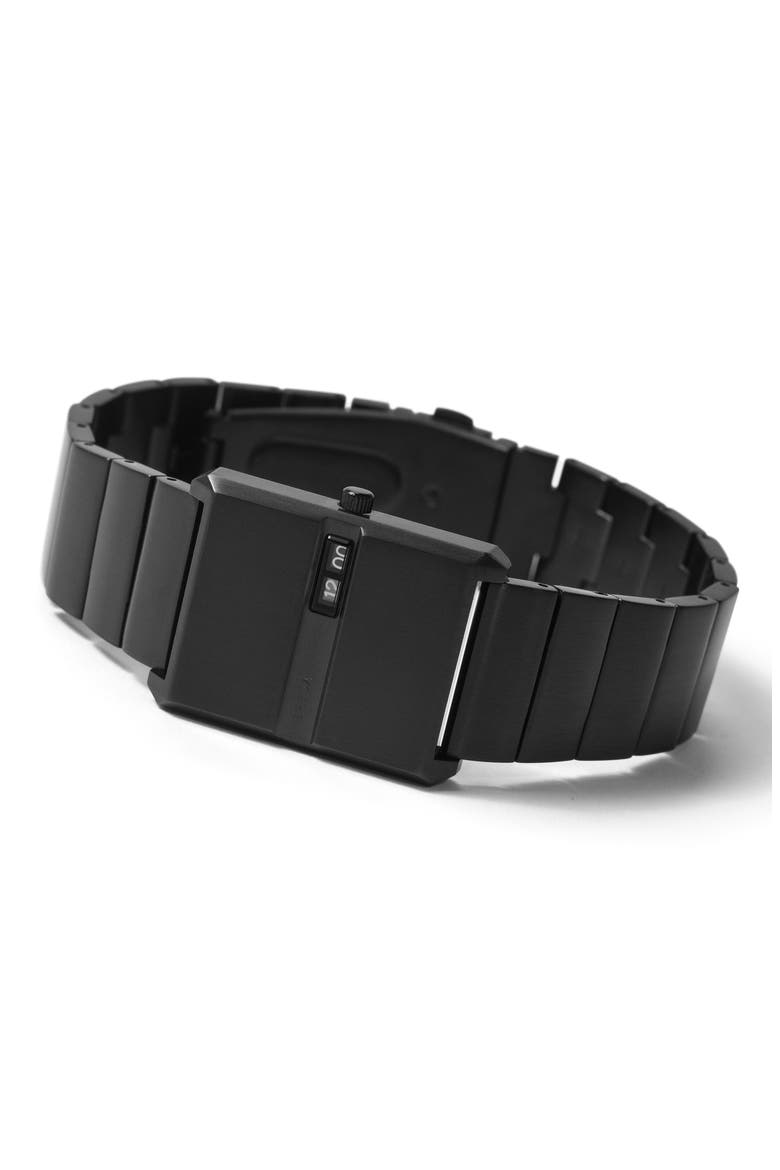 Pulse Bracelet Watch, 26mm, Alternate, color, BLACK