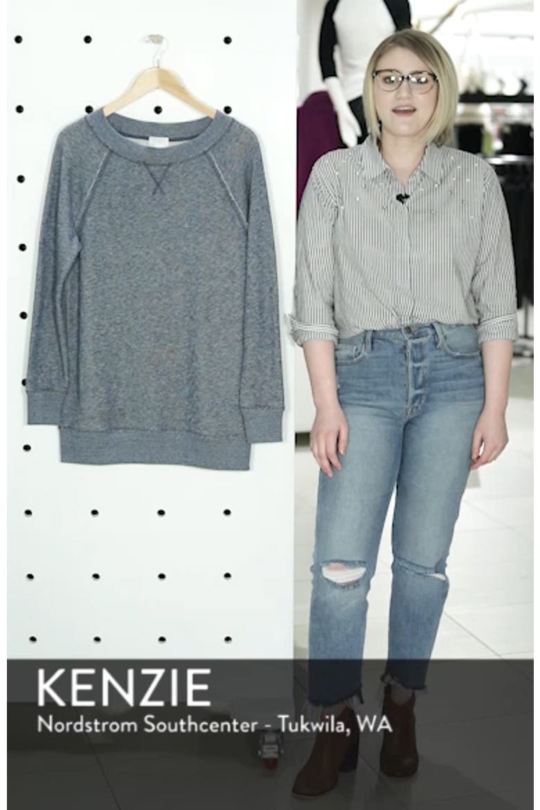 Space Dye Tunic Sweatshirt video