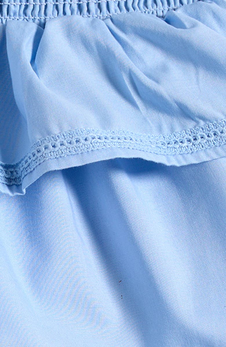 OTTER AVENUE Kids' Smocked Waist Tiered Skirt, Alternate, color, Blue Flag