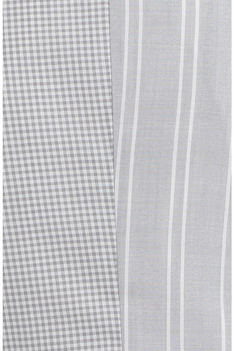 Mixed Print Wool Hopsack Classic Blazer, Alternate, color, MED GREY