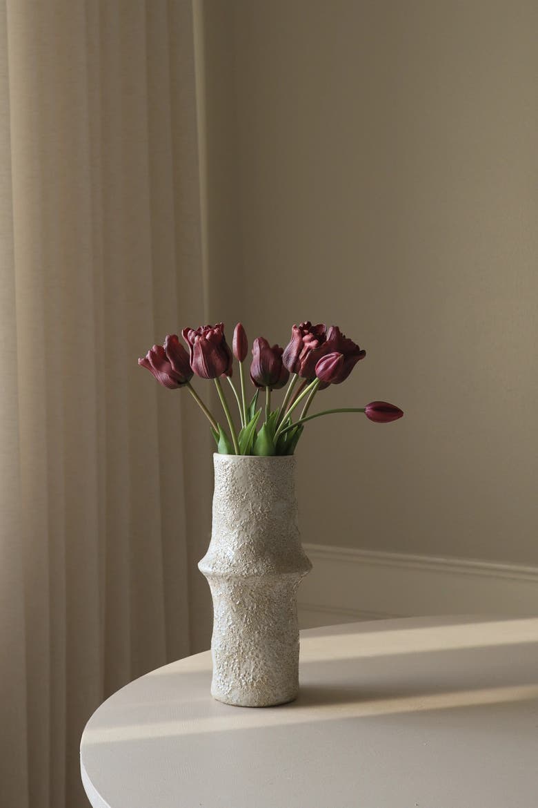 Purple Triumph Tulip Bouquet, Alternate, color, Purple