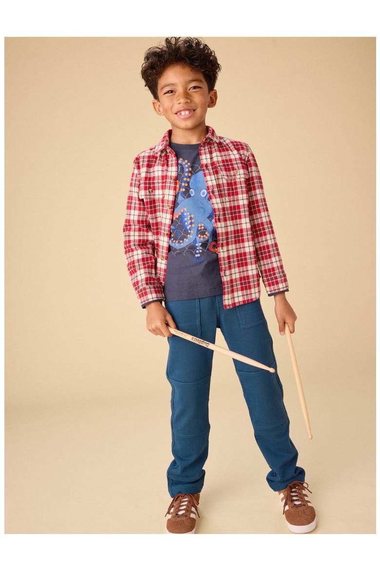 Flannel Button Up Shirt, Alternate, color, KORBP203