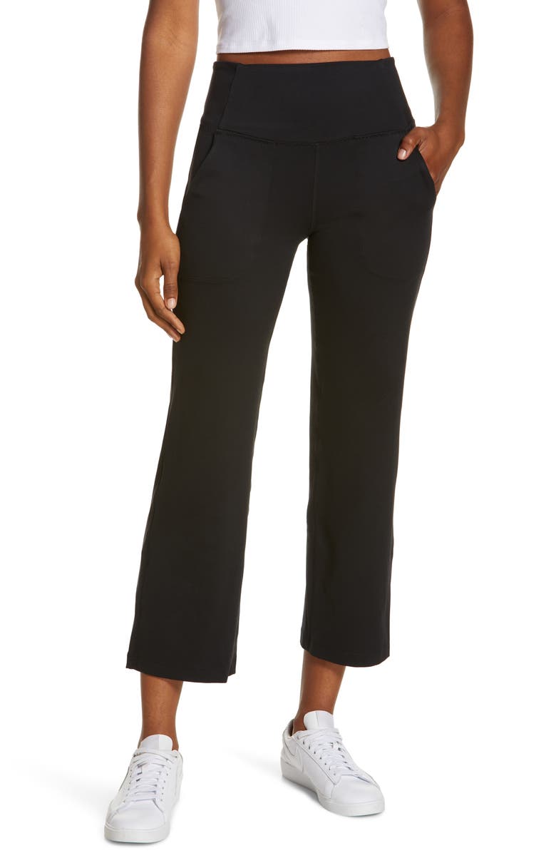 Zella Renew High Waist Pocket Flare Ankle Leggings, Main, color,