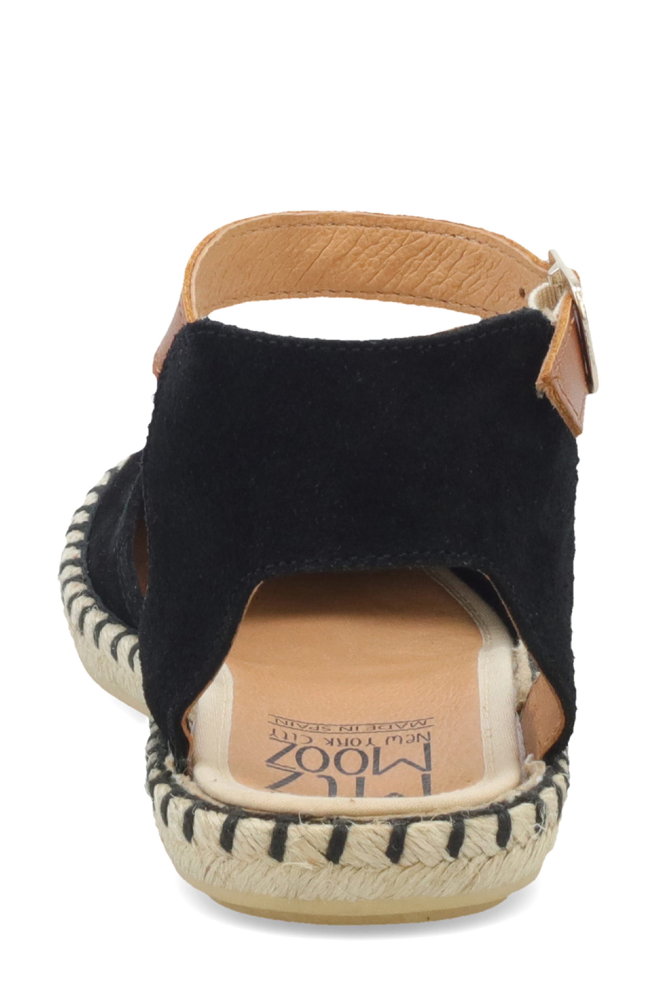Miz Mooz Cleo Ankle Strap Espadrille Flat, Alternate, color, 