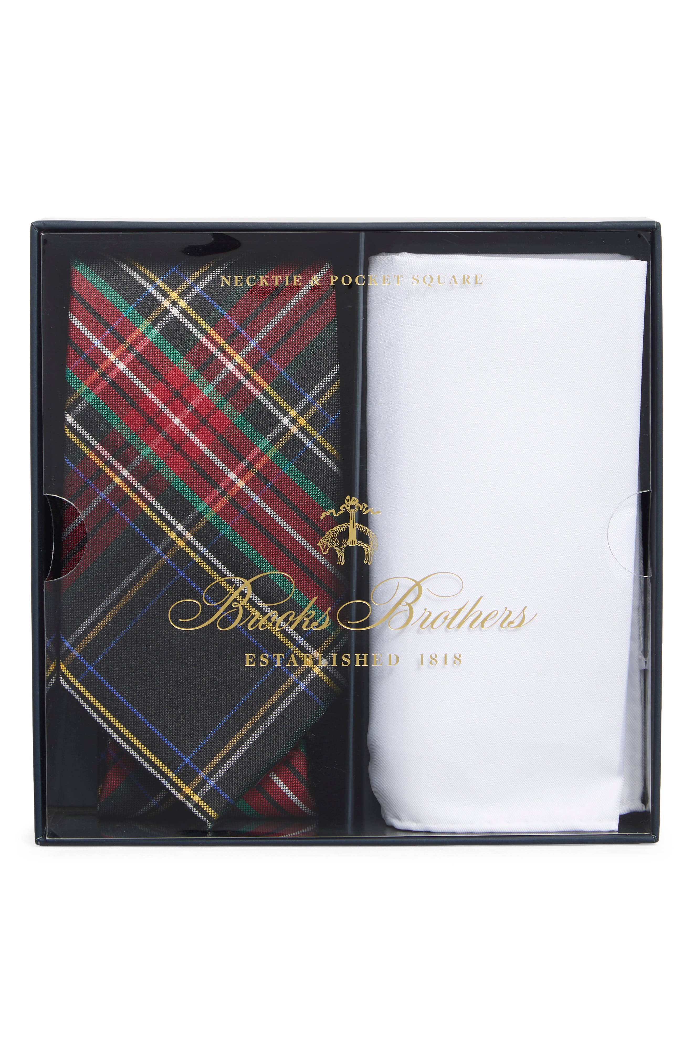 Stewart Tartan Tie & Pocket Square Set