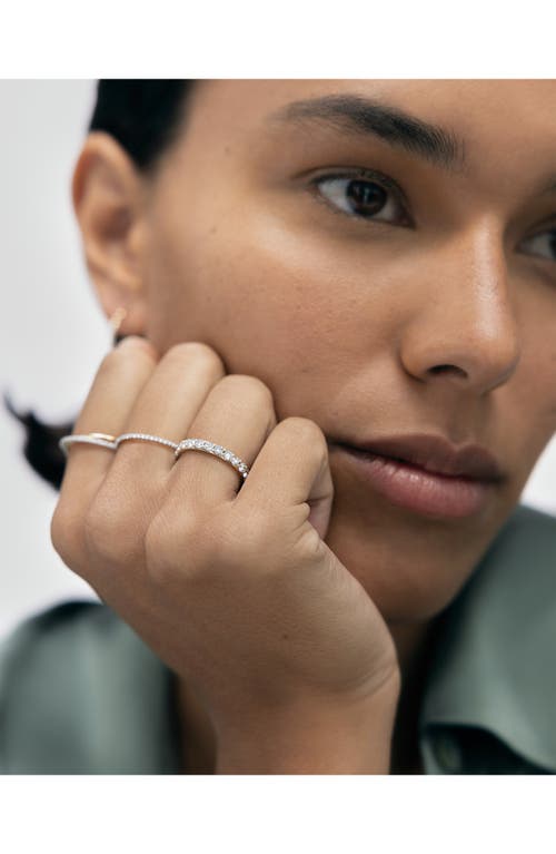 Monica Vinader Gold Diamond Eternity Ring 2.5mm Lab Grown Diamond In Gold