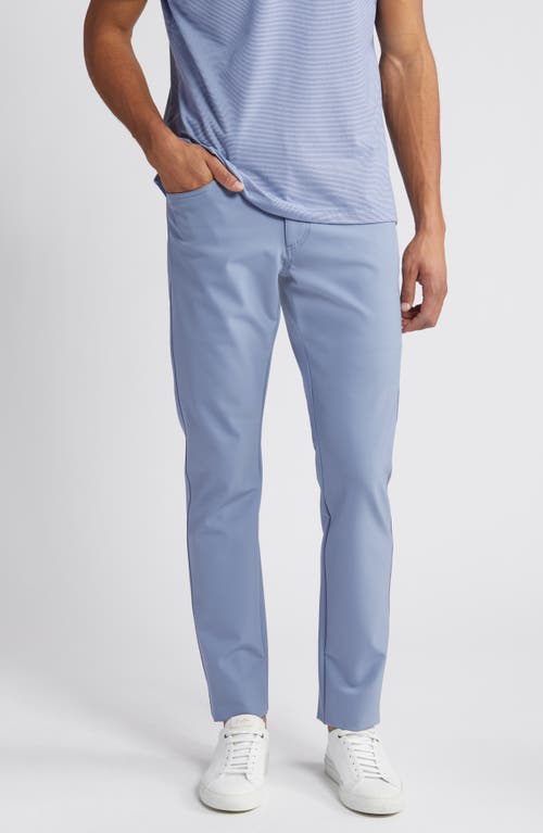 Scott Barber Five-Pocket High Performance Pants in Blue 