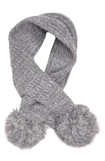 Reliable Of Milwaukee Crossover Pompom Scarf In Gray
