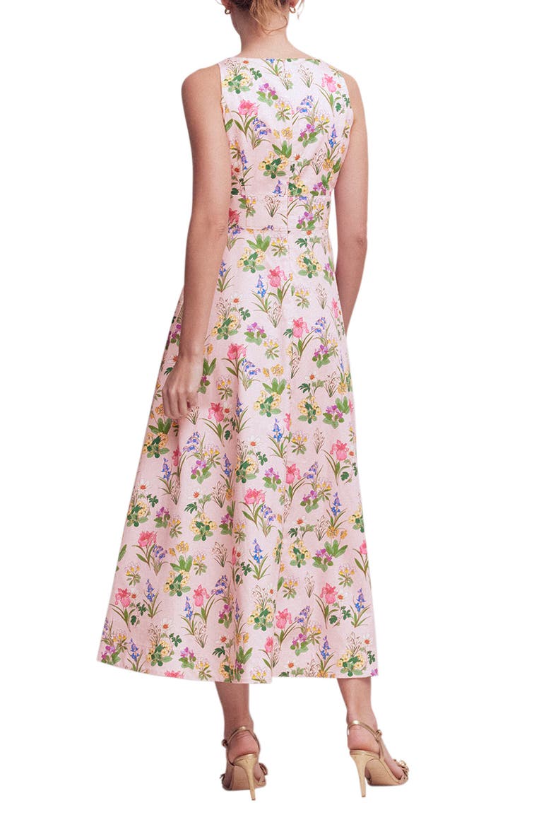 Occasion Floral Print Maxi Sundress, Alternate, color, PINK FLORAL