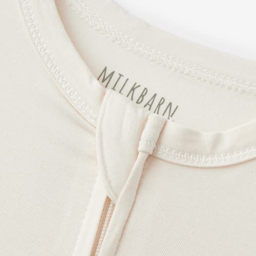 Milkbarn Luxe Solid Zipper Pajama In Blue