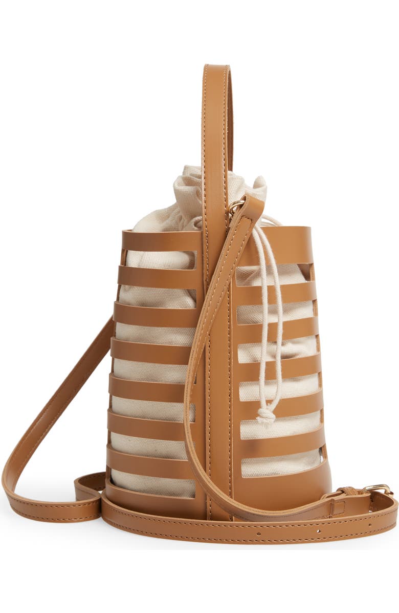 Emperia Cutout Round Bucket Crossbody Bag, Alternate, color,