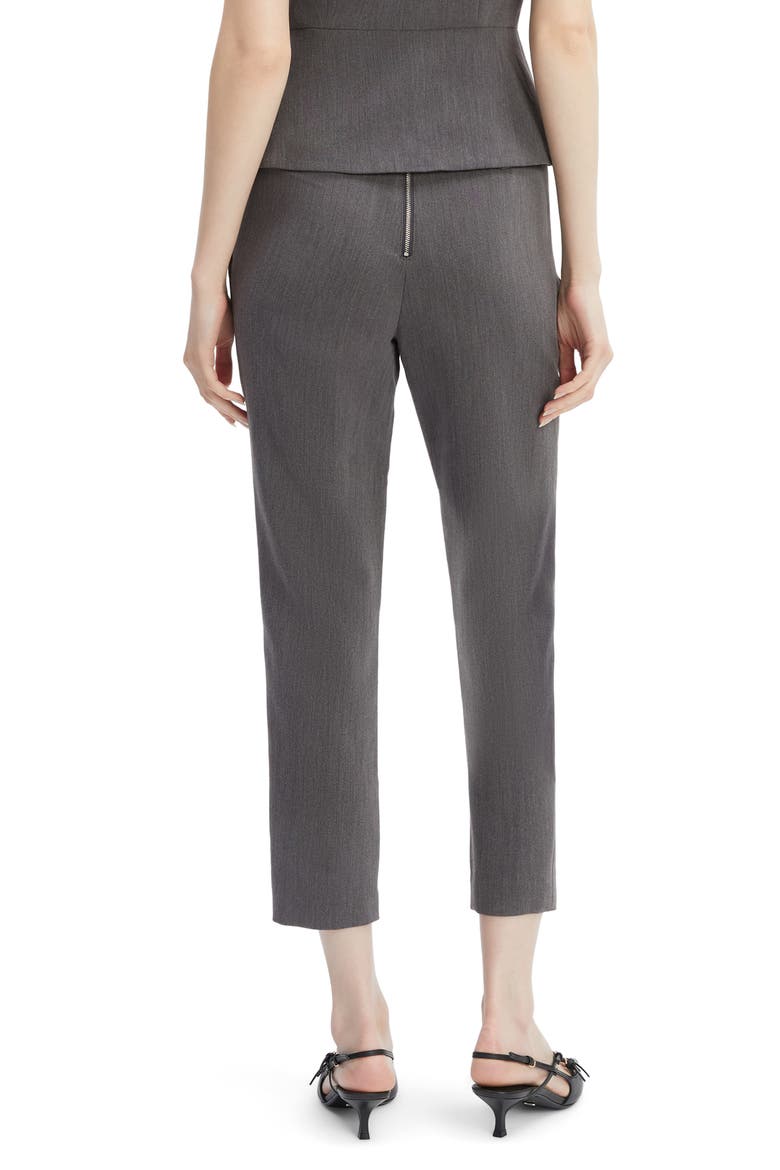 Corset High Waist Crop Pants, Alternate, color, GREY