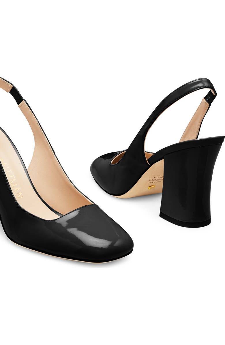 Stuart Weitzman Crvblock 85 Slingback Pump, Alternate, color,