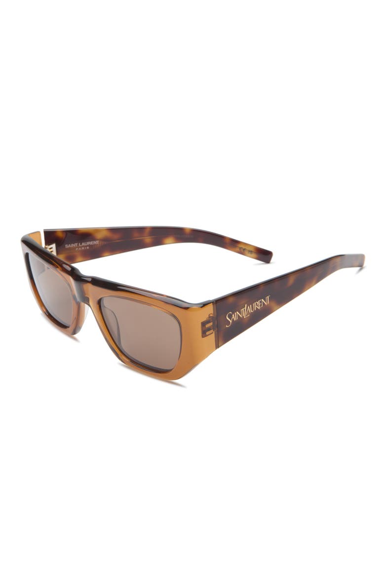 Rectangular Sunglasses, Alternate, color, BROWN HAVANA BROWN