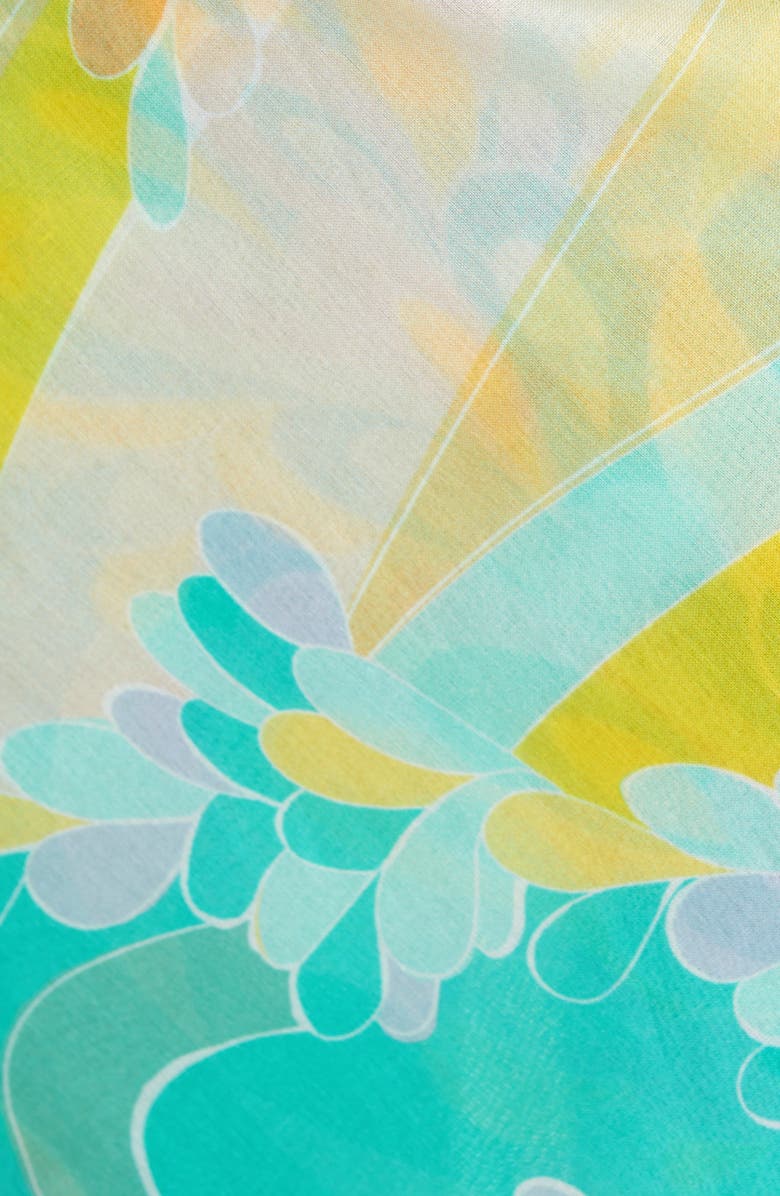 Emilio Pucci Lily Print Cover-Up Pareo, Alternate, color, 