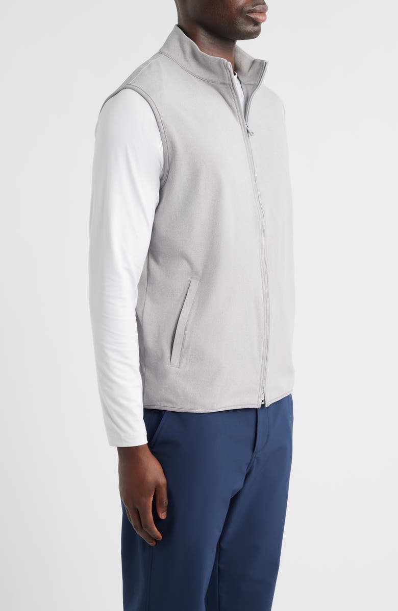 Peter Millar ArdentAir Performance Full Zip Vest, Alternate, color, Gale Grey