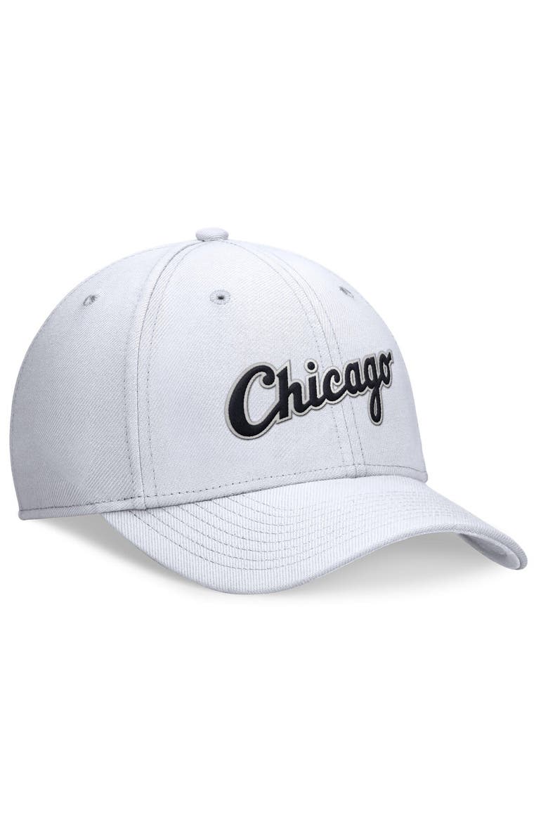 Men's Nike White Chicago White Sox Evergreen Performance Flex Hat, Alternate, color, White