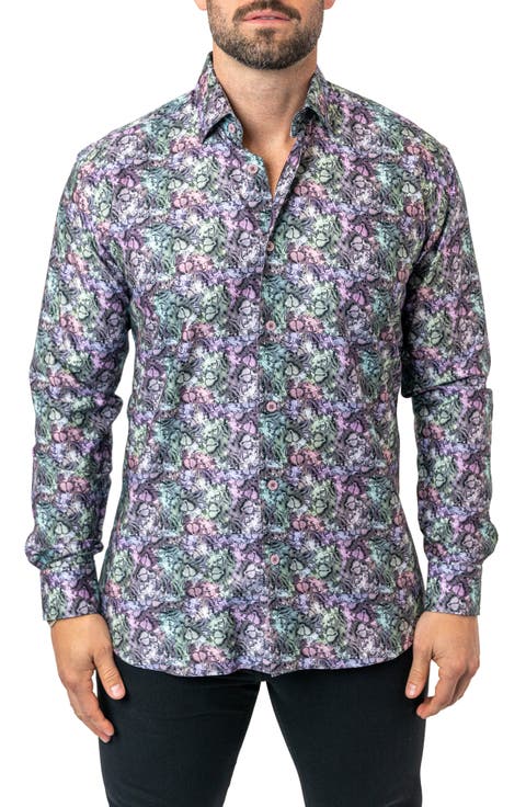 Fibonacci Stretchlionmini Multi Performance Button-Up Shirt