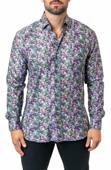 Maceoo Fibonacci Stretchlionmini Multi Performance Button-Up Shirt
