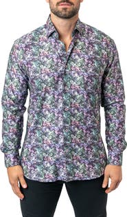 Maceoo Fibonacci Stretchlionmini Multi Performance Button-Up Shirt