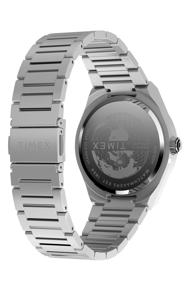 Timex<sup>®</sup> Q Timex Continental GMT Bracelet Watch, 39mm, Alternate, color, 