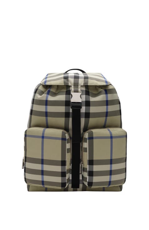 Medium Check Backpack