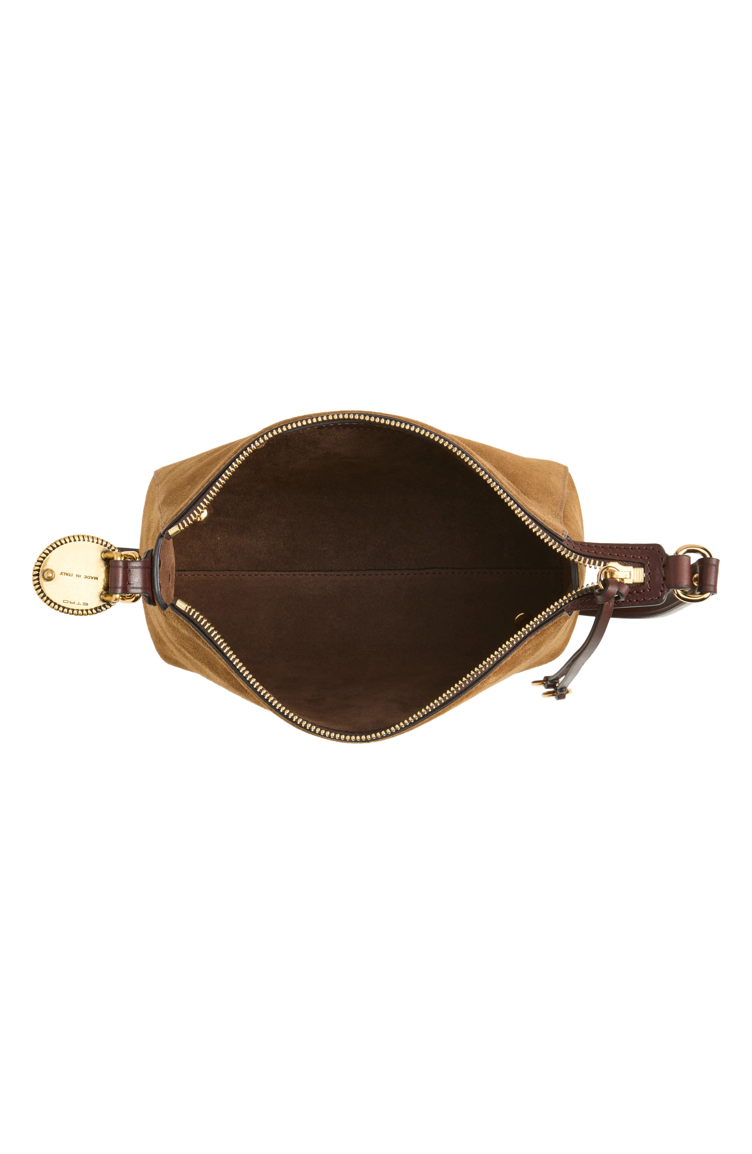Suede Hobo Bag, Alternate, color, CUOIO