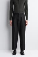 COS Pleated Relaxed-Fit Tapered Pants