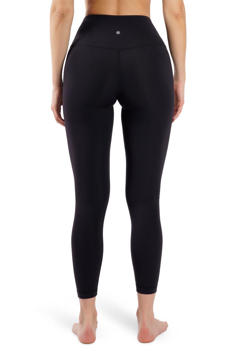 Nude Tech High Waist Leggings, Alternate, color, BLACK