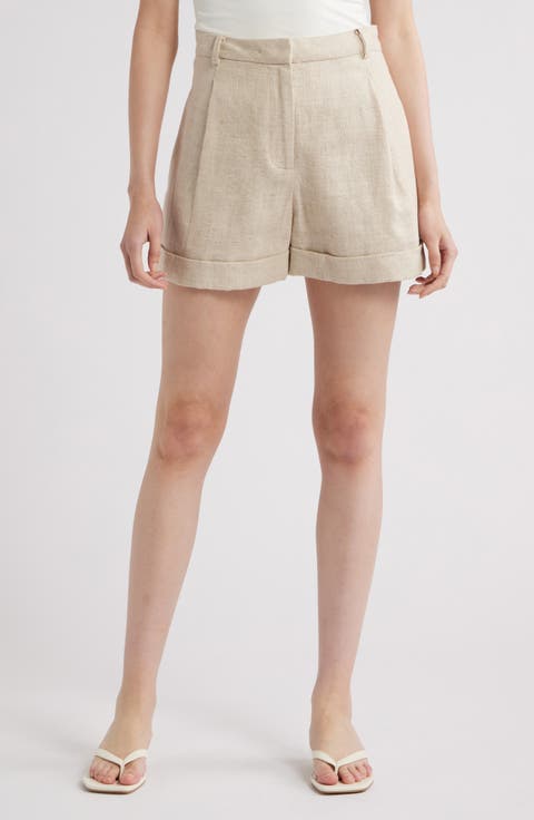 Hardy Cuffed Linen Shorts