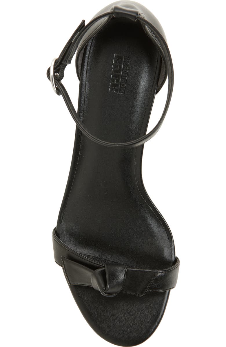 NORDSTROM RACK Teagan Ankle Strap Sandal, Alternate, color, Black