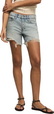 Lucky Brand Baggy Cutoff Denim Shorts