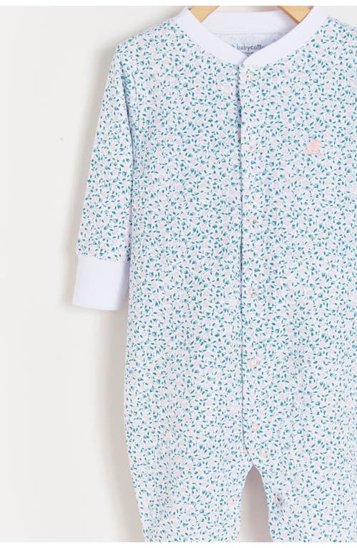 Babycottons Emma One-piece Pajamas In Multicolor