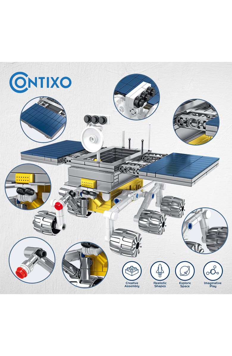 CONTIXO Aerospace Series Building Block Set, Alternate, color, White Mars Rover