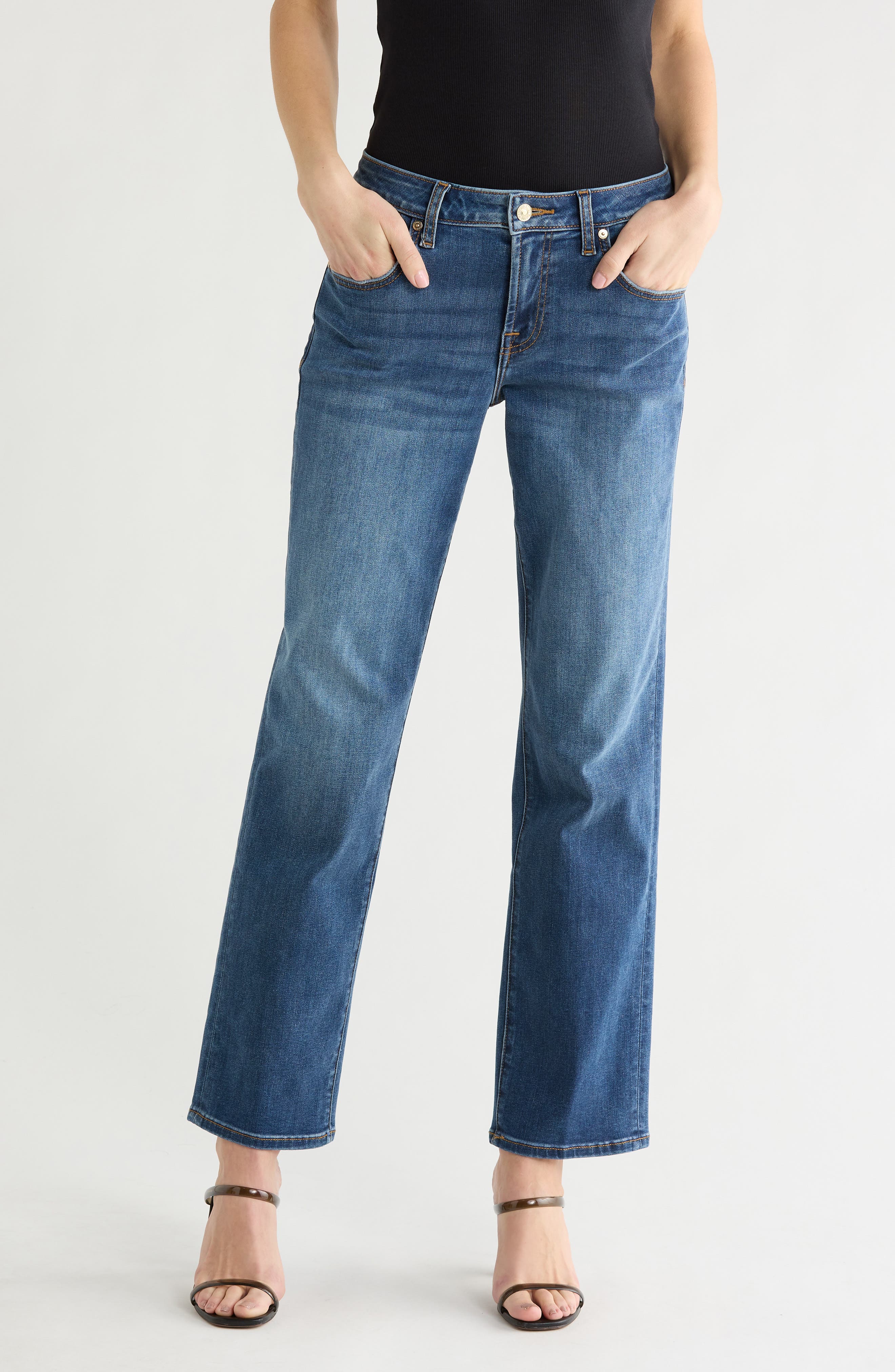 7 For All Mankind Calie Straight Leg Jeans
