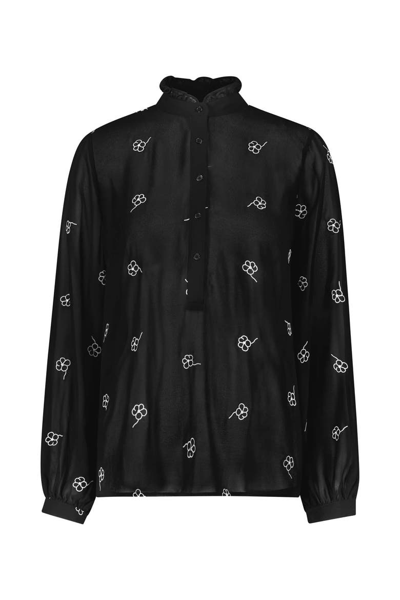 The Nica Shirt, Alternate, color, Black Embroidery