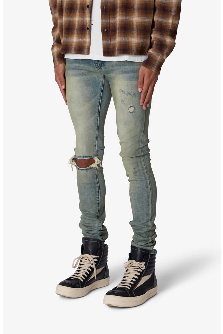 Dusted Skinny Jeans, Alternate, color, 4TH DAY SUN WASHED BLUE