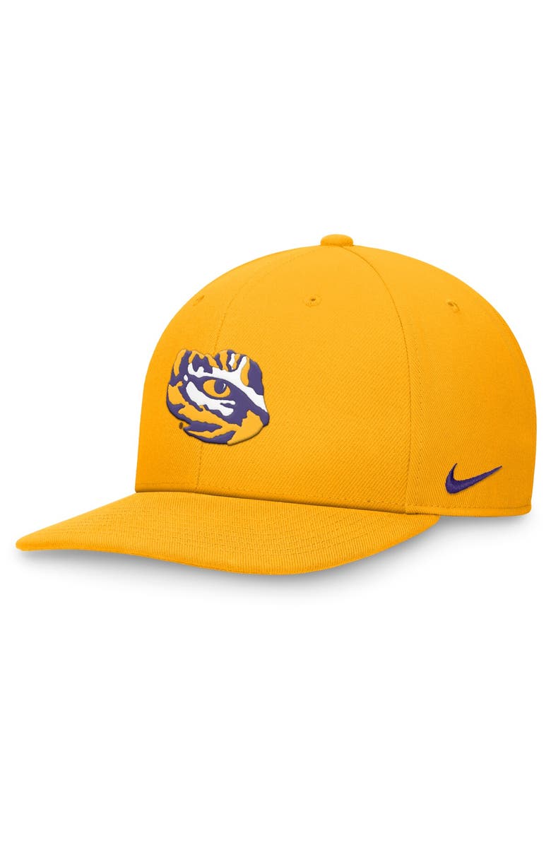Nike Men's Nike Gold LSU Tigers Primetime Pro Snapback Hat, Main, color, Gold