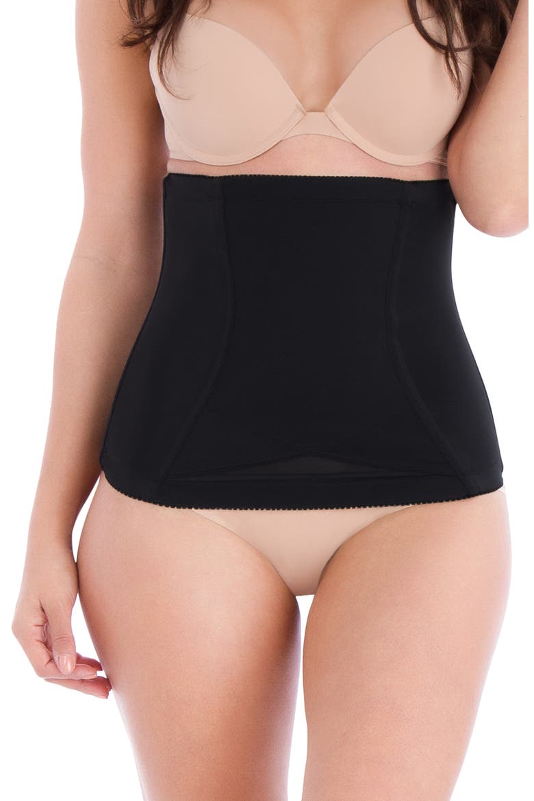Mother Tucker® Postpartum Slip-On Waist Cincher, Main, color, BLACK