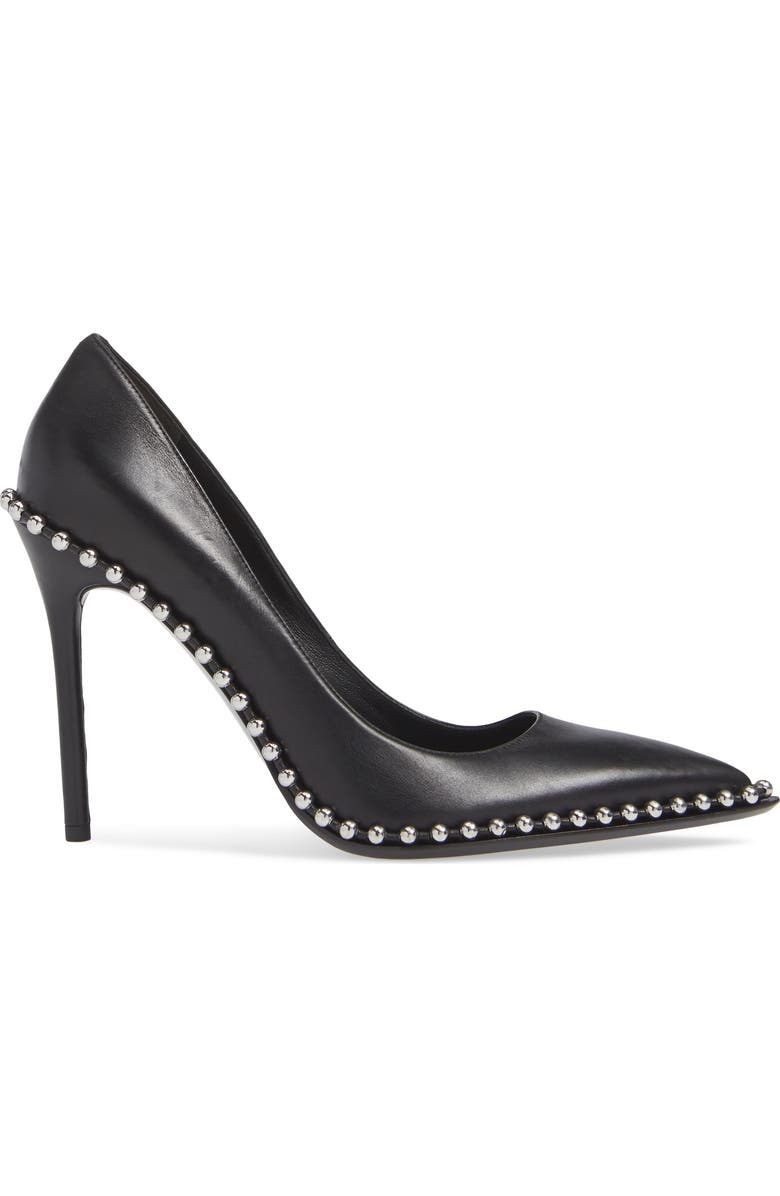 Alexander Wang Rie Stud Pointy Toe Pump, Alternate, color,
