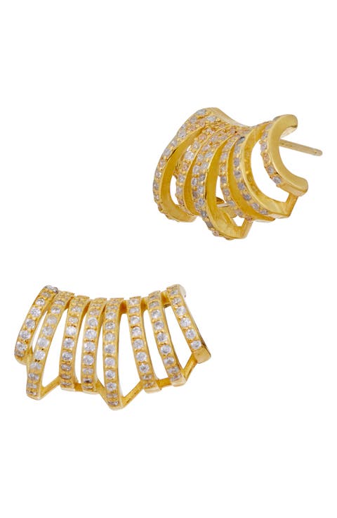 CZ Pavé Ear Hugger Earrings