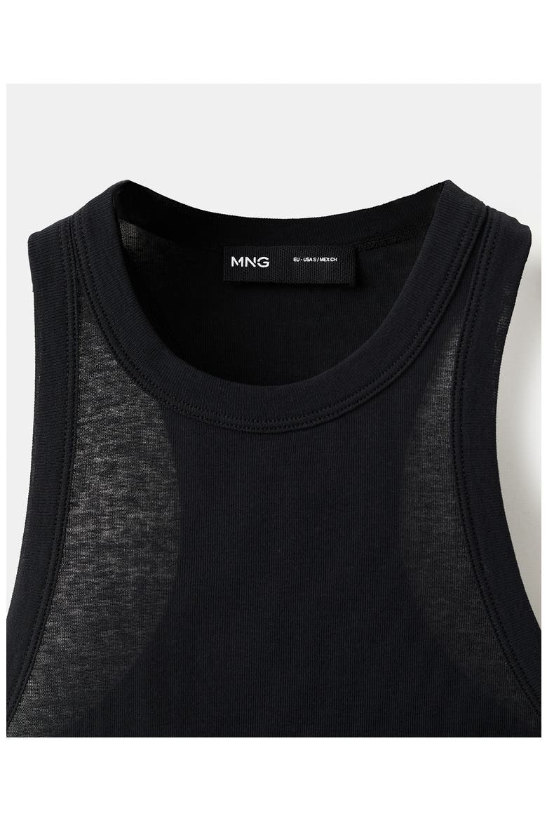 Ruched Cotton Top, Alternate, color, BLACK