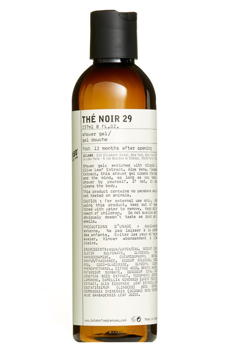 Le Labo Thé Noir 29 Shower Gel, Main, color,
