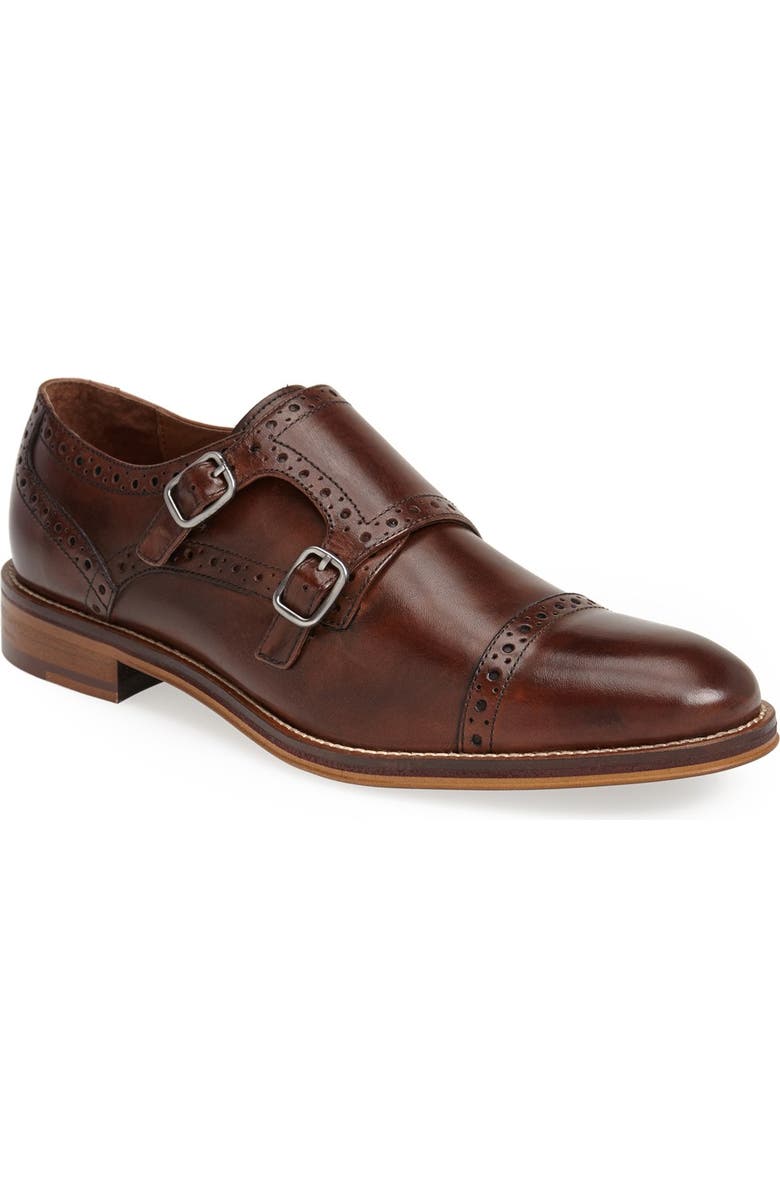Johnston & Murphy Conard Double Monk Strap Slip-On, Main, color,