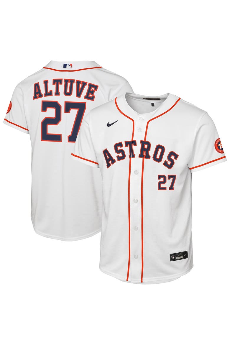 Youth Nike Jose Altuve White Houston Astros Home Stadium Jersey, Main, color, White