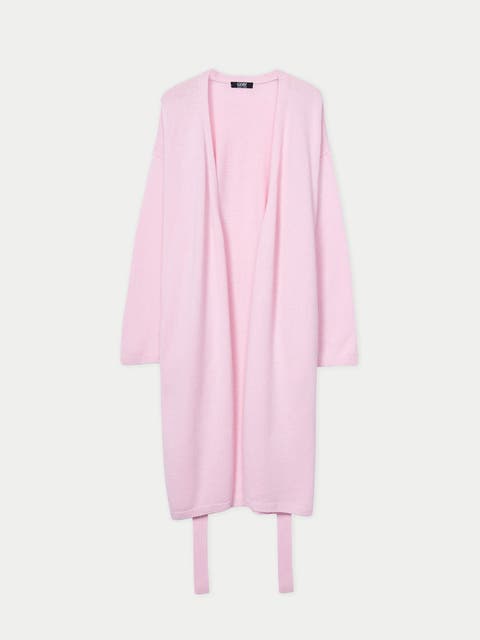 Long Maternity Cashmere Robe