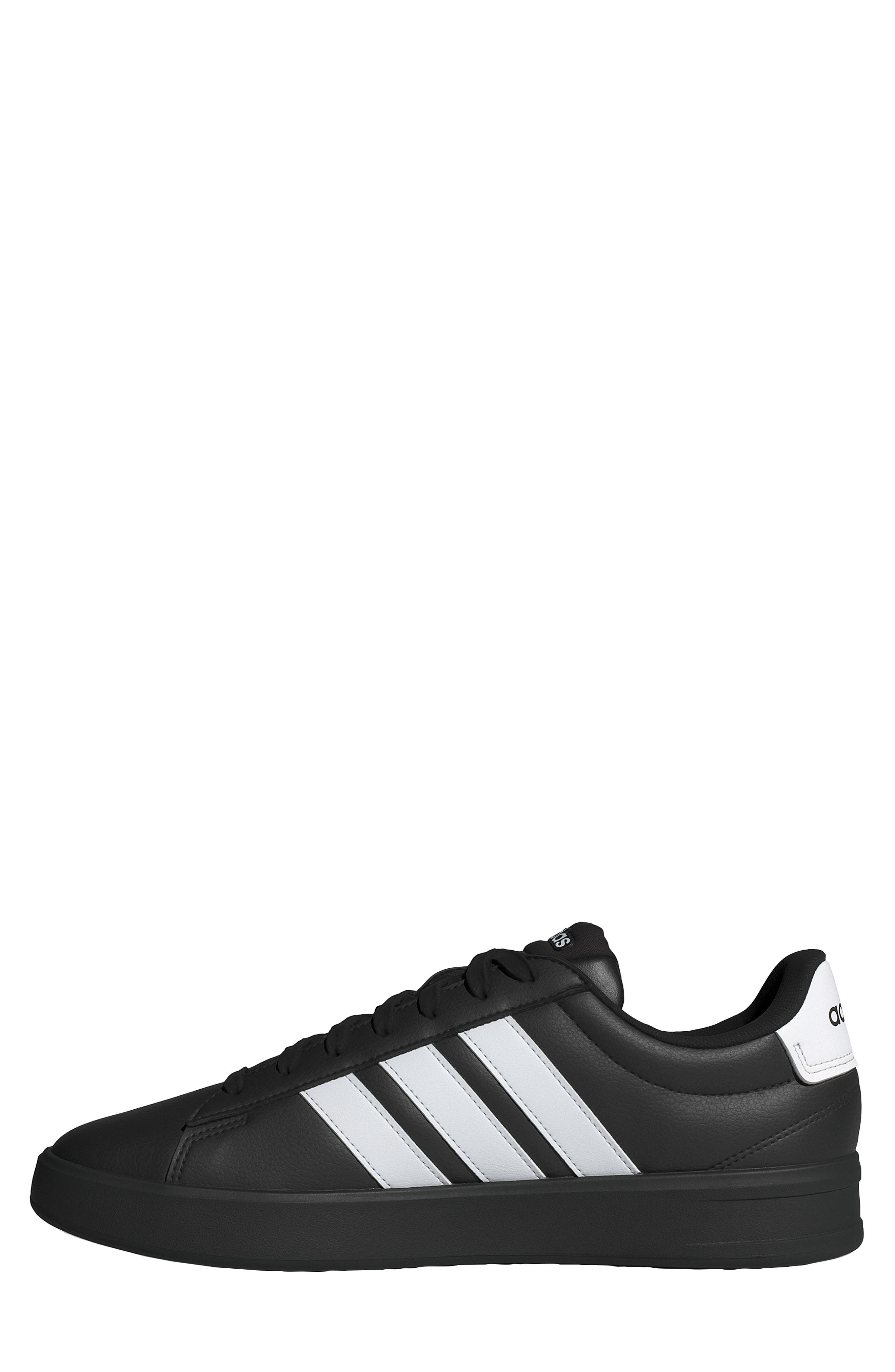 adidas Grand Court 3.0 Sneaker, Alternate, color, Core Black/ White/ White